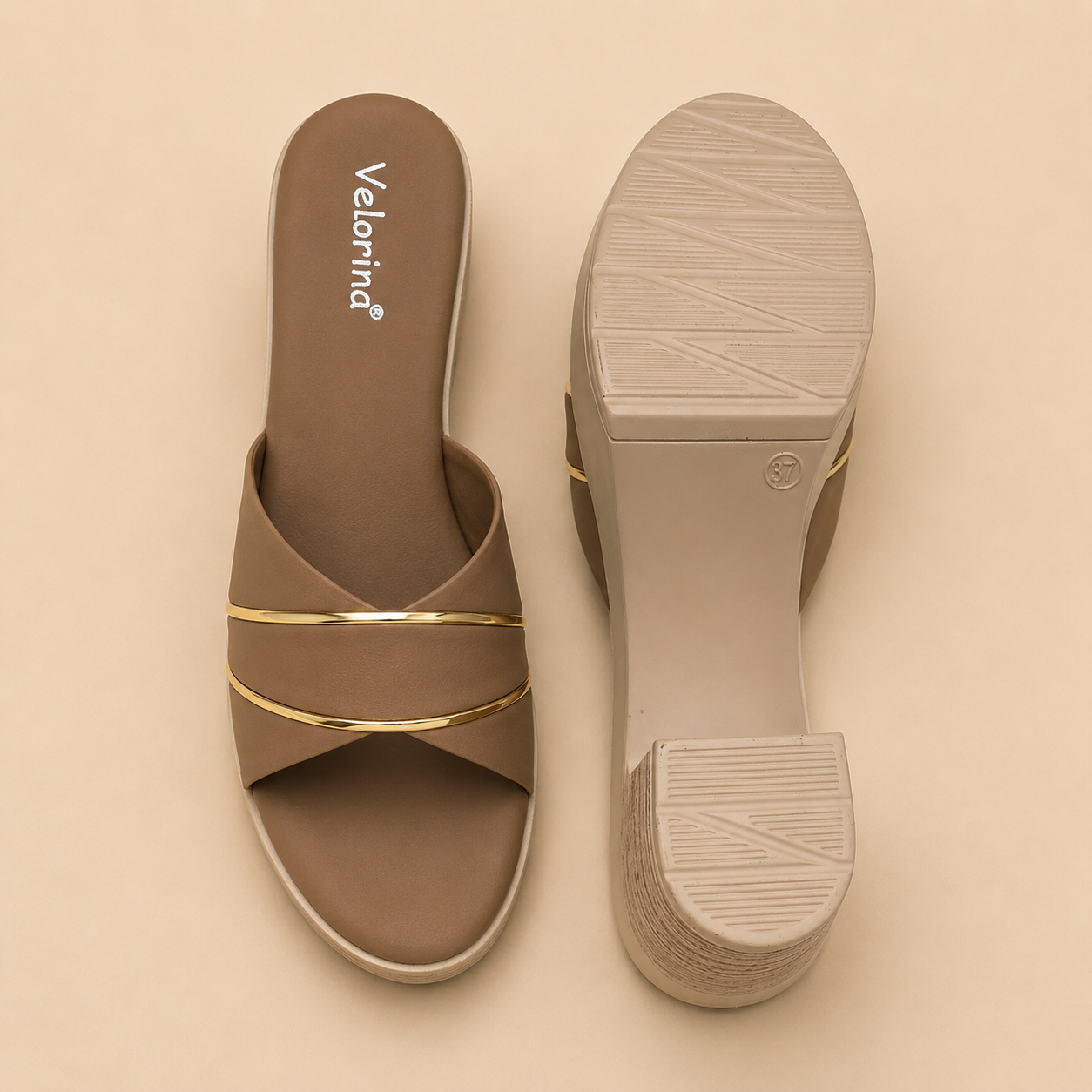 Velorina Women’s Comfort Block Heel Sandals – Elegant Casual & Party Wear Footwear