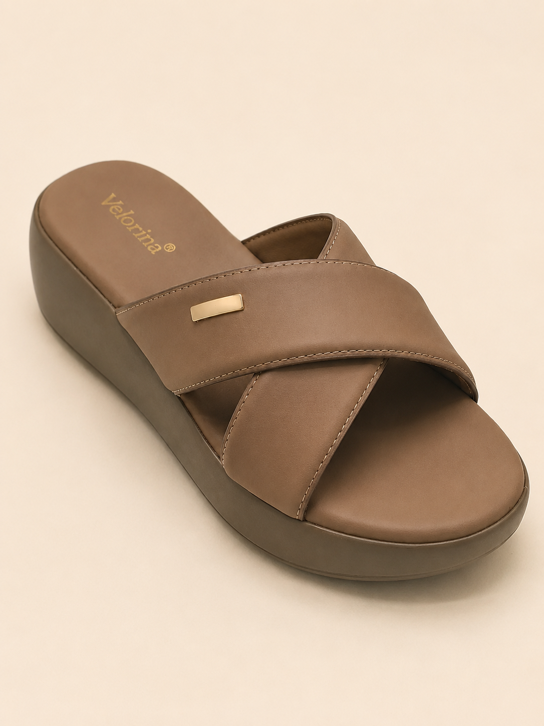 Velorina Women’s Comfort Wedge Slides – Stylish Casual Everyday Sandals