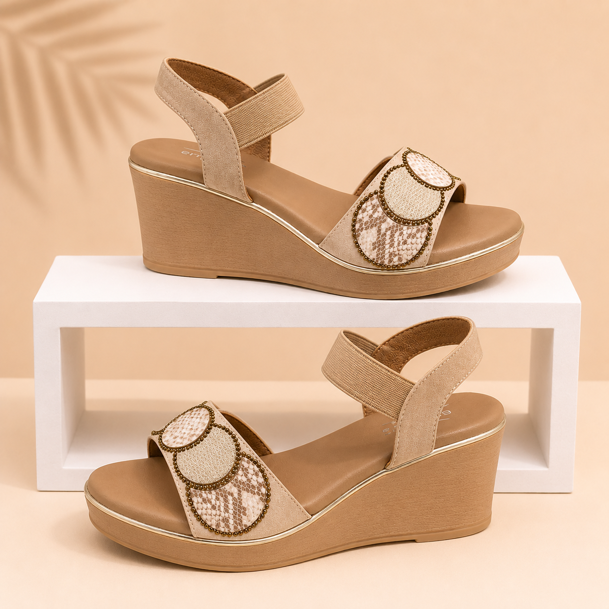 Velorina Women’s Premium Wedge Heel Sandals – Stylish Comfort Sandals for Party & Casual Wear