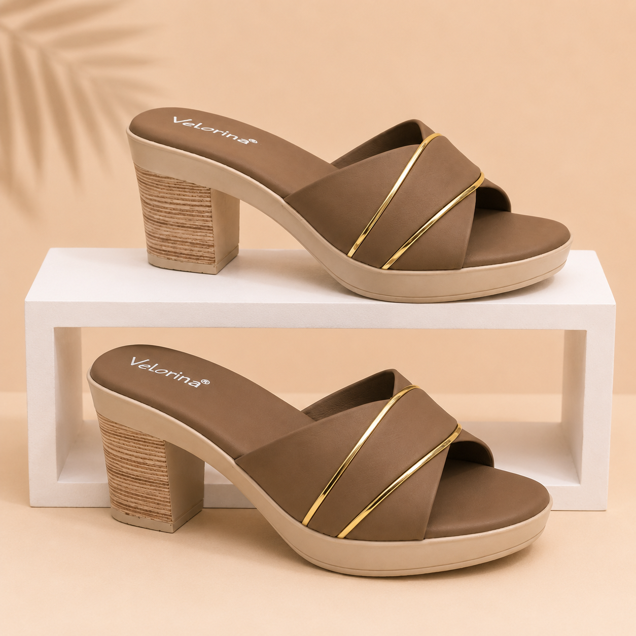 Velorina Women’s Comfort Block Heel Sandals – Elegant Casual & Party Wear Footwear